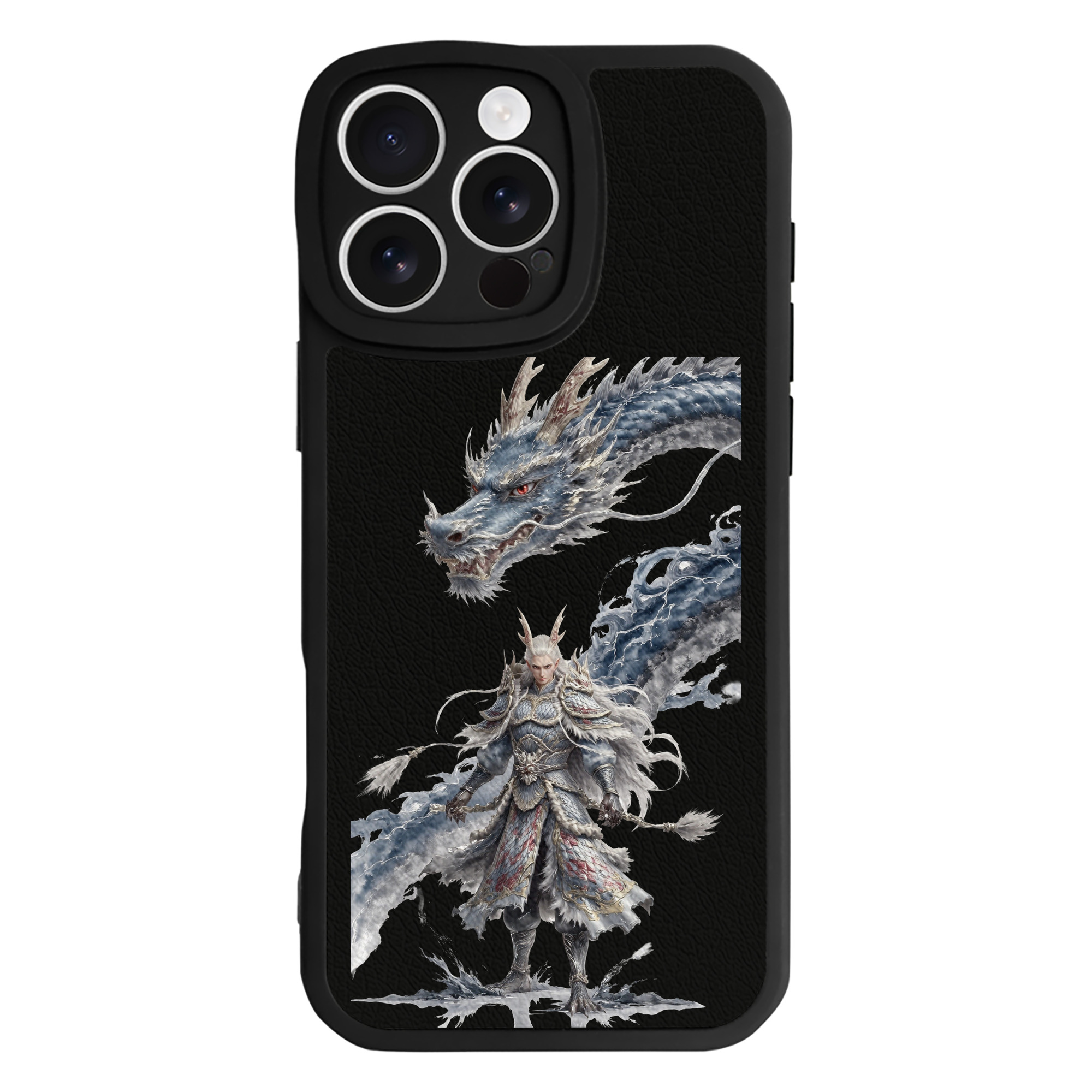 （画像用） Ne Zha 2 ナタ 魔童の大暴れ 【iPhone 16シリーズ対応】シリコンスマホケース（レザー調） 材質：シリコン